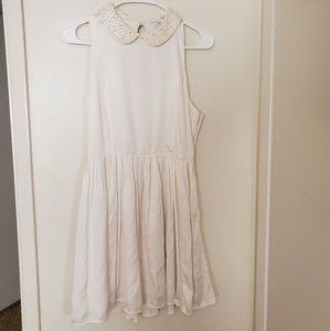 Pearl collar dress